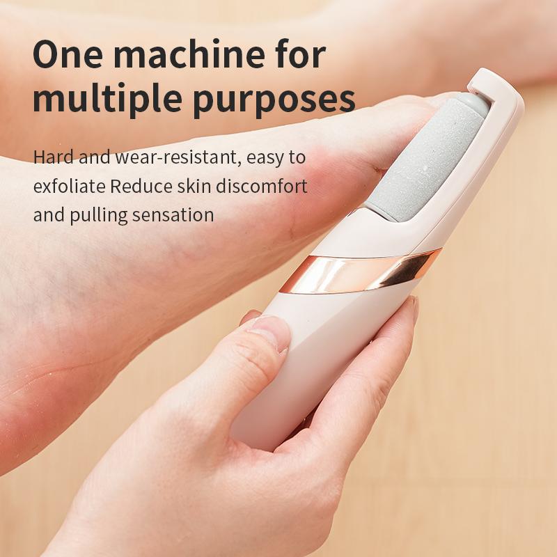 EXOVAN Electric Feet Callus Remover,Portable Electronic Foot File Pedicure Tools,Waterproof Foot Scrubber File,Pedi Foot Care for Dead,Hard Cracked Dry Skin Manicure Nail Nail Care Cutics Nail Art