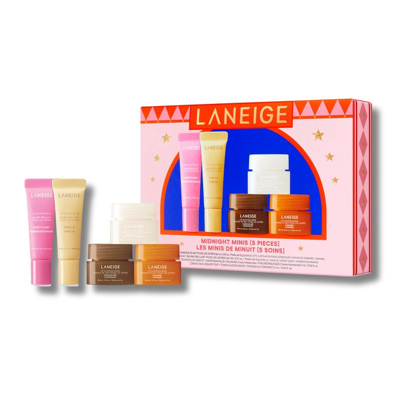 Laneige Midnight Minis, Hydrating, Lip Care Gift Set