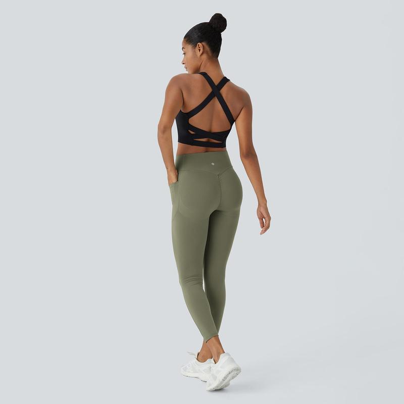 Halara UltraSculpt High Waisted Scrunch Butt Lifting Tummy Control Pocket Shaping Training Leggings  #TikTokShopHolidayHaul