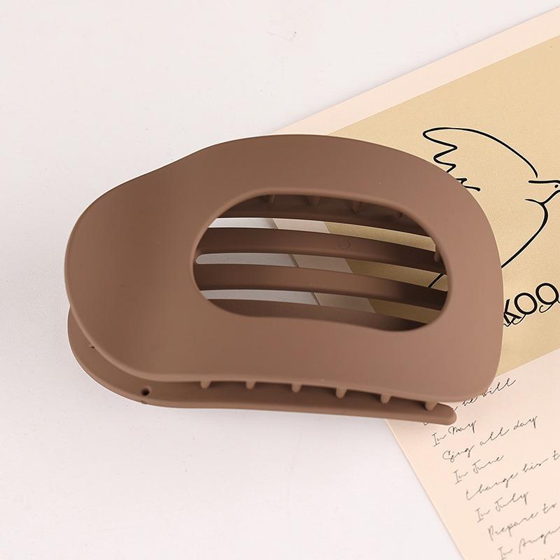 4-Pack No-Crease Matte Hair Clips for Women & Girls – Solid Color Acrylic Flat Barrettes, Strong Hold Claw Clips for Thick & Thin Hair, Minimalist Styling Accessories for Work, School, Daily Wear & Parties