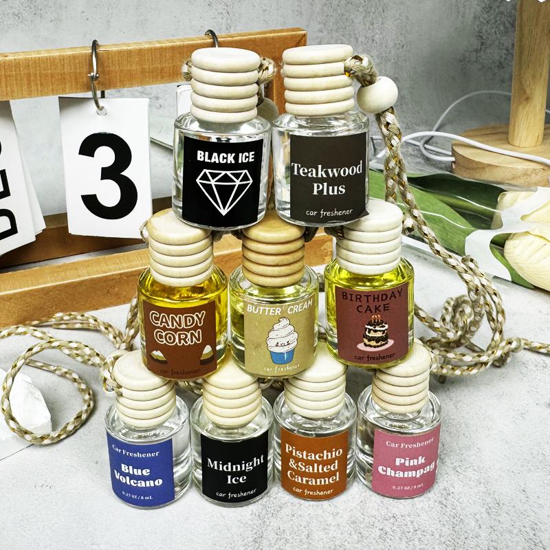 Scented Car Air Freshener - Long Lasting Car Diffuser - Last 60+ Days teakwood